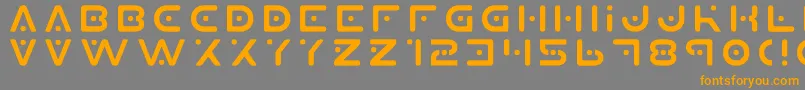 More about Planet X Font Planet X Font – Orange Fonts on Gray Background