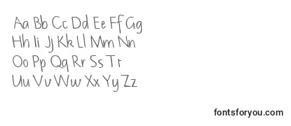 NotehandleftyBold-fontti