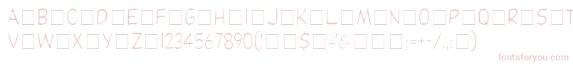 DibsDisplayCapsLightSsiLight Font – Pink Fonts