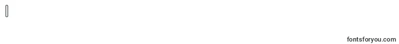 Partnerthinultracondensed Font – Fonts for Digit 0