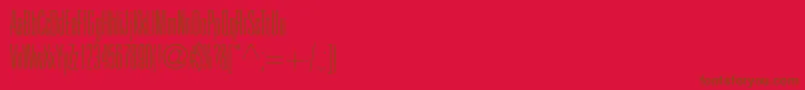 Подробнее о шрифте Partnerthinultracondensed Шрифт Partnerthinultracondensed – коричневые шрифты на красном фоне