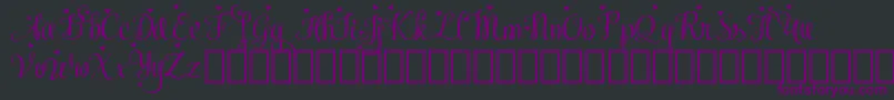 MeybiDemo Font – Purple Fonts on Black Background