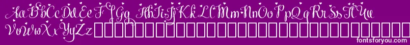 MeybiDemo Font – White Fonts on Purple Background