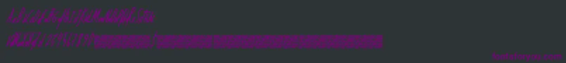 Dreamingpandas Font – Purple Fonts on Black Background