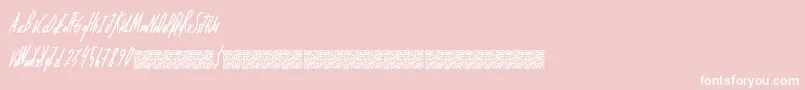 Dreamingpandas Font – White Fonts on Pink Background