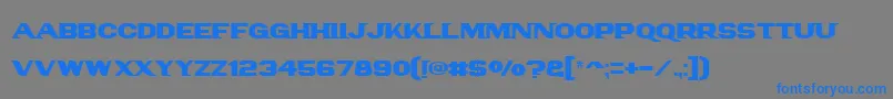 fuente Panam Text – Fuentes Azules Sobre Fondo Gris