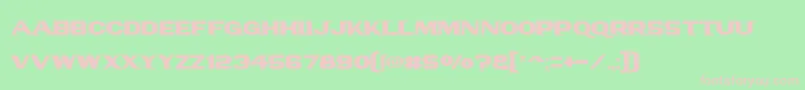 Panam Text Font – Pink Fonts on Green Background