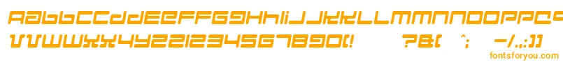 Шрифт Hyperspd – оранжевые шрифты