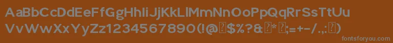 Splekta Font – Gray Fonts on Brown Background