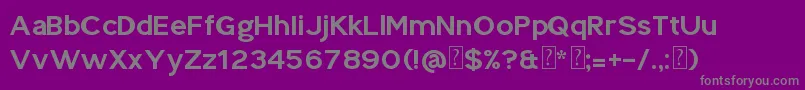 Weitere Informationen zur Splekta-Schriftart Splekta-Schriftart – Graue Schriften auf violettem Hintergrund