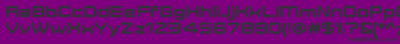 Шрифт MoveXBoldDemo – чёрные шрифты на фиолетовом фоне