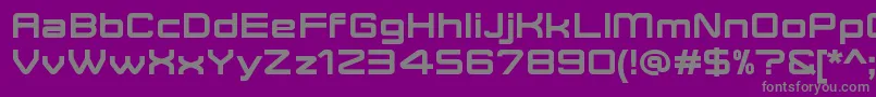 Шрифт MoveXBoldDemo – серые шрифты на фиолетовом фоне