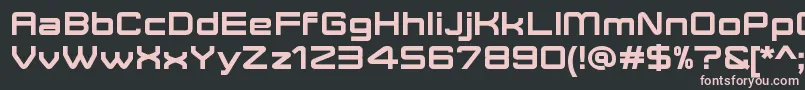 MoveXBoldDemo Font – Pink Fonts on Black Background