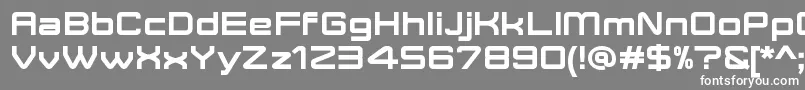 MoveXBoldDemo Font – White Fonts on Gray Background
