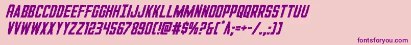 GiIncognitoital Font – Purple Fonts on Pink Background