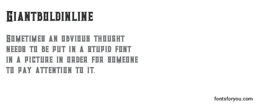 Giantboldinline Font