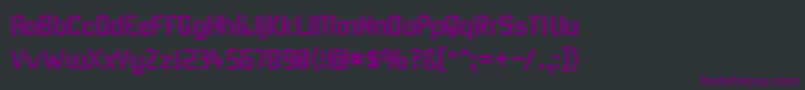 More about KarismaStencil Font KarismaStencil Font – Purple Fonts on Black Background