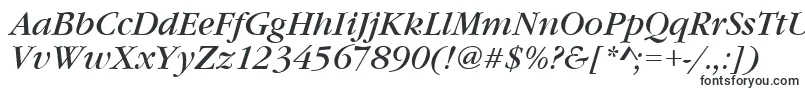 GourmandItalic-fontti – trendikkäät fontit