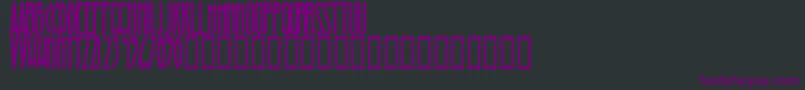 MagnaBlackCondensed Font – Purple Fonts on Black Background