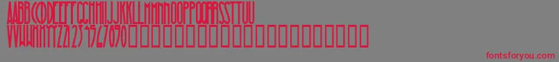 MagnaBlackCondensed Font – Red Fonts on Gray Background