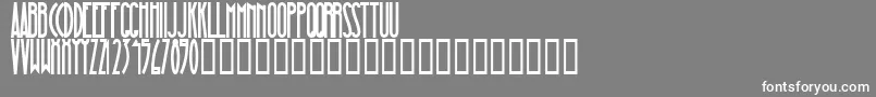 フォントMagnaBlackCondensed – 灰色の背景に白い文字