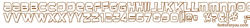 Baveuse31 Font – Brown Fonts on White Background