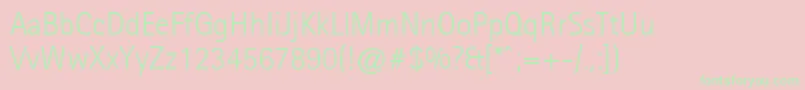 Agfarotissansseriflight Font – Green Fonts on Pink Background