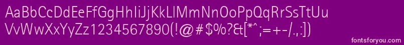Agfarotissansseriflight Font – Pink Fonts on Purple Background