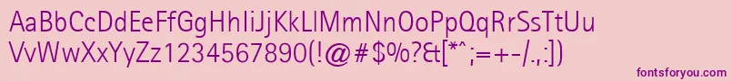 Agfarotissansseriflight Font – Purple Fonts on Pink Background