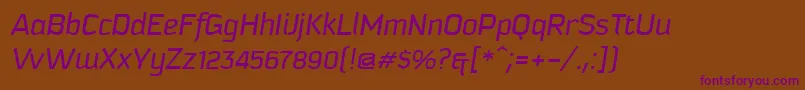 Подробнее о шрифте KautivaItalic Шрифт KautivaItalic – фиолетовые шрифты на коричневом фоне