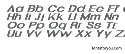 Review of the UptightWdBoldItalic Font