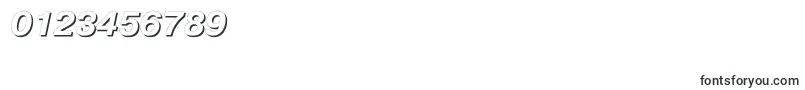 PragmaticashadowcItalic Font – Fonts for Numbers and Digits