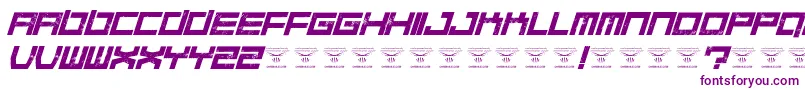 Шрифт QuaaludesItalic – фиолетовые шрифты