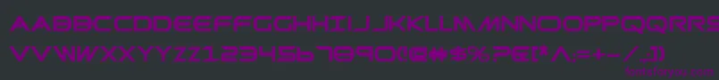 Weitere Informationen zur Promethean ffy-Schriftart Promethean ffy-Schriftart – Violette Schriften auf schwarzem Hintergrund