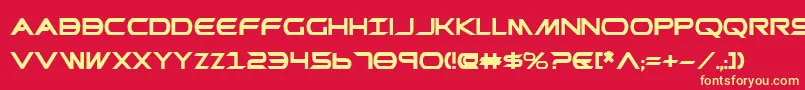 Promethean ffy Font – Yellow Fonts on Red Background