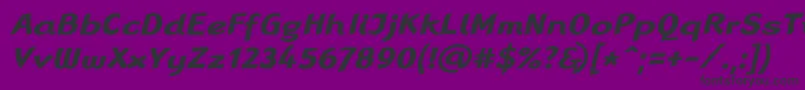 fuente LinotypeRanaBoldItalic – Fuentes Negras Sobre Fondo Morado