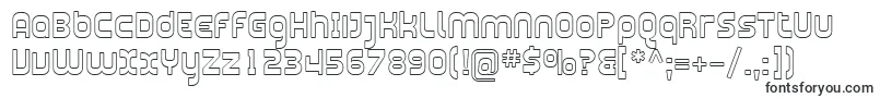 Шрифт Sfplasmaticaoutline – жирные шрифты