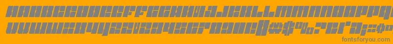 En savoir plus sur la police Starnurserycondital Police Starnurserycondital – polices grises sur fond orange