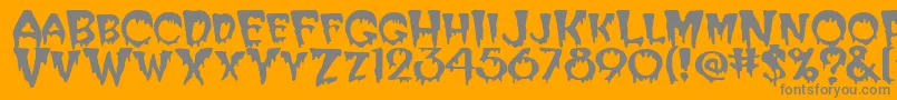 Подробнее о шрифте Creeper Шрифт Creeper – серые шрифты на оранжевом фоне