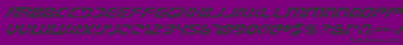 Starfbv2bi Font – Black Fonts on Purple Background