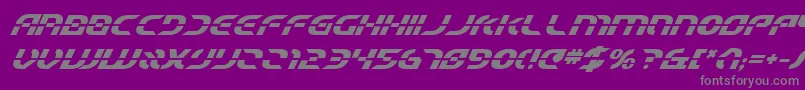 Starfbv2bi Font – Gray Fonts on Purple Background