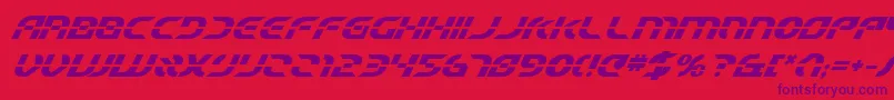 Шрифт Starfbv2bi – фиолетовые шрифты на красном фоне