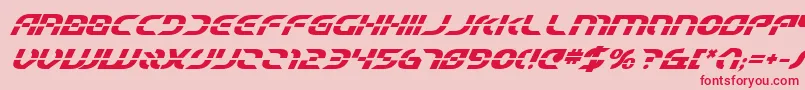 Starfbv2bi Font – Red Fonts on Pink Background