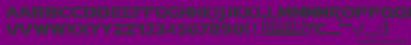 StarJediOutline Font – Black Fonts on Purple Background