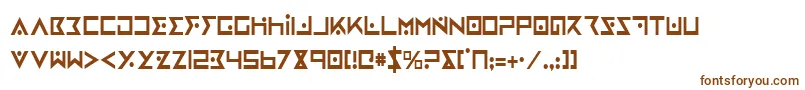IronCobraCondensed Font – Brown Fonts on White Background