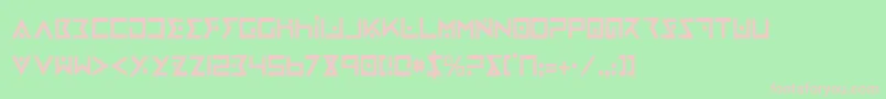 IronCobraCondensed Font – Pink Fonts on Green Background