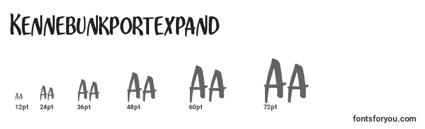 Kennebunkportexpand Font Sizes