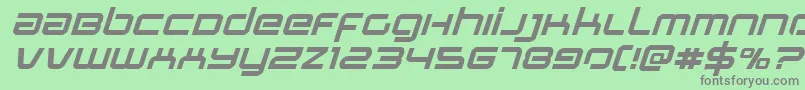 Шрифт Stareagleexpandital – серые шрифты на зелёном фоне
