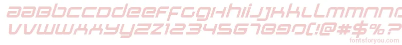 フォントStareagleexpandital – ピンクのフォント