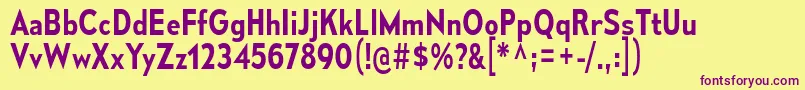 En savoir plus sur la police MesmerizeScSb Police MesmerizeScSb – polices violettes sur fond jaune